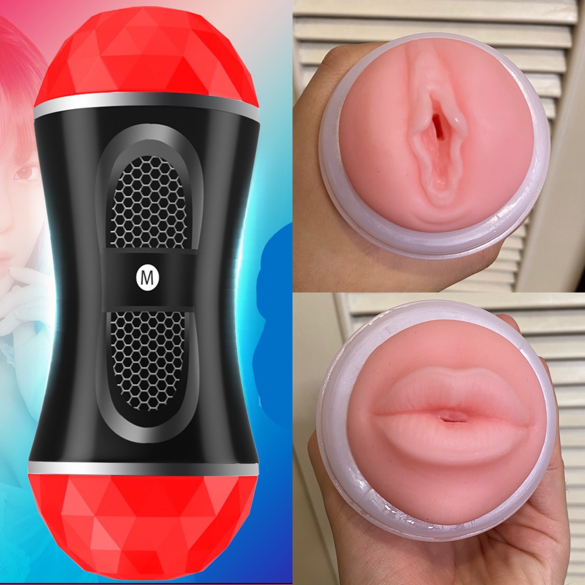 Khám Phá Cảm Giác Thăng Hoa Với Cốc Thủ Dâm 2 Đầu Âm Đạo Và Môi Chữ M