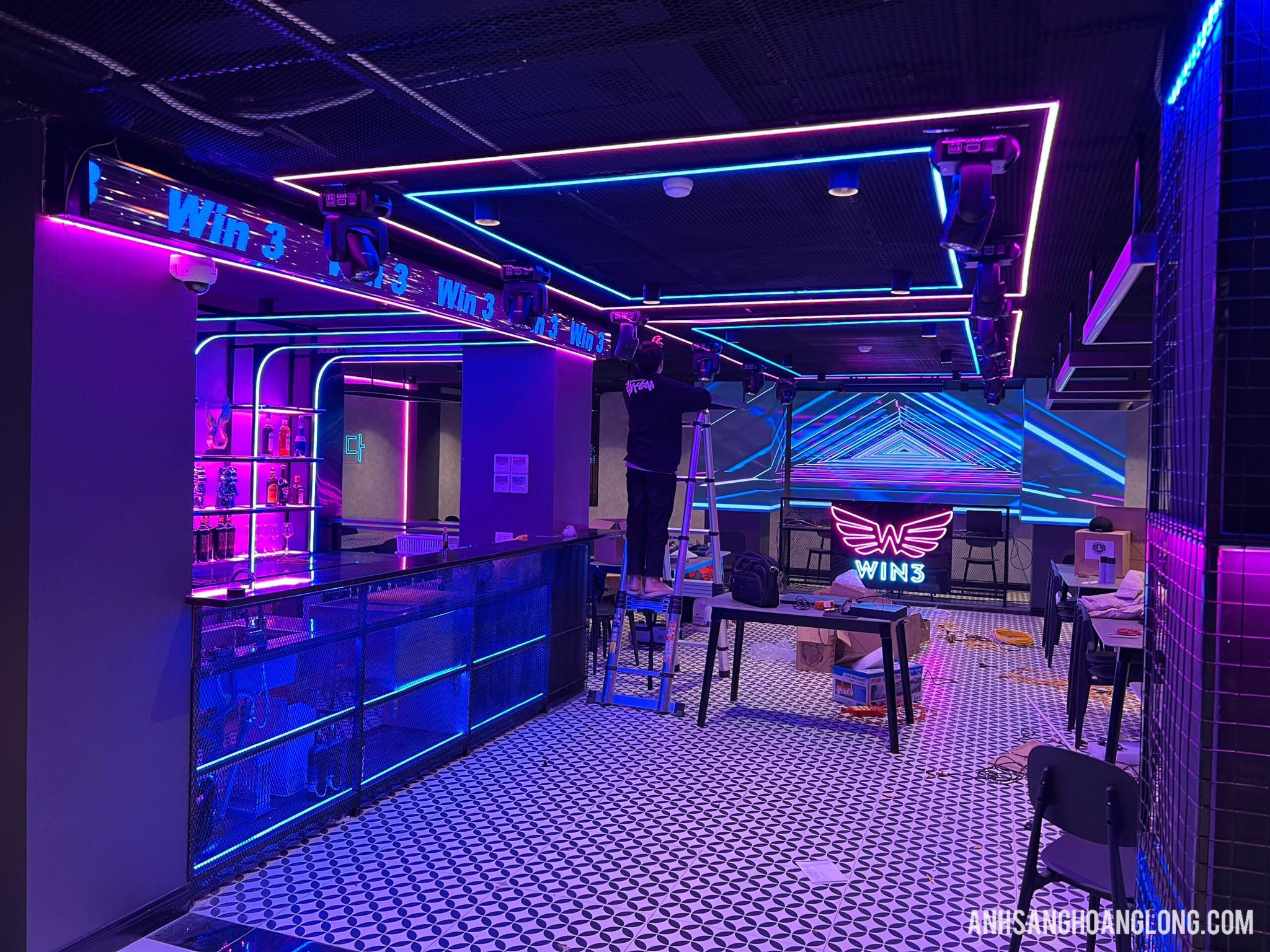 đèn karaoke cảm biến theo nhạc tại Hà Nội