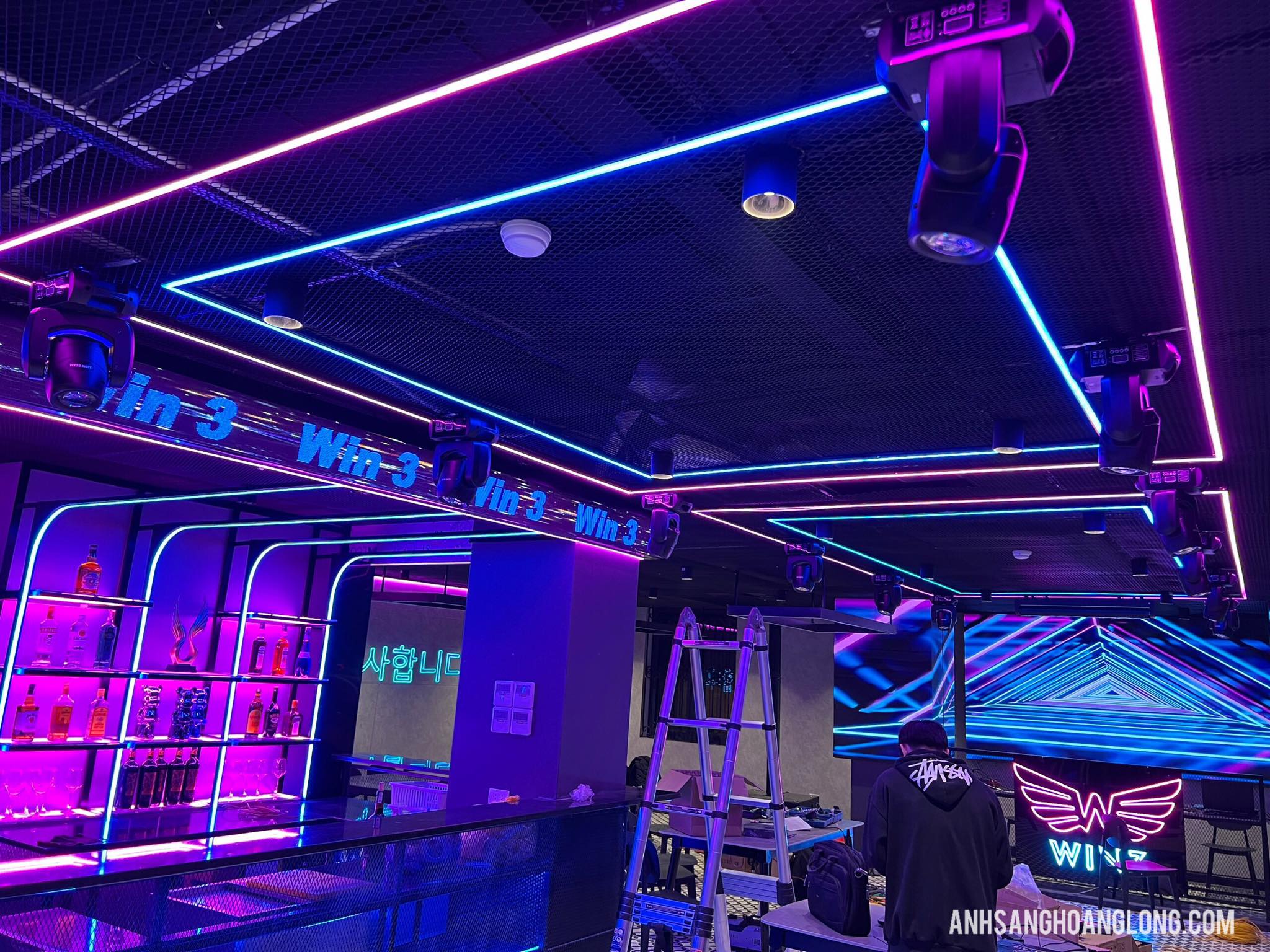 Lắp đèn karaoke cảm biến theo nhạc