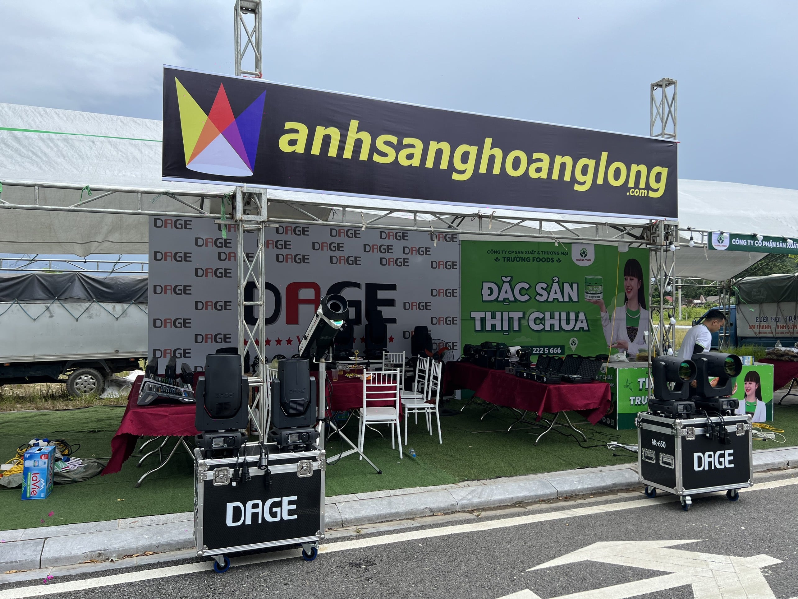 Ánh Sáng Hoàng Long gian hàng tại Hội Sự Kiện Phú Thọ 2024