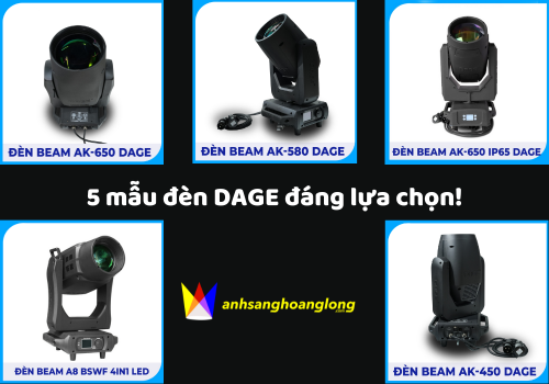 5 mẫu đèn DAGE đáng lựa chọn