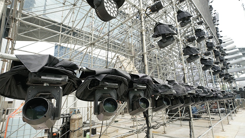 Các thiết bị đèn chiếu sáng sân khấu Dage được sử dụng buổi hòa nhạc mừng năm mới của Đài truyền hình vệ tinh Chiết Giang