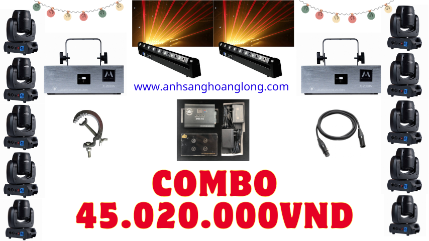 combo đèn đám cưới