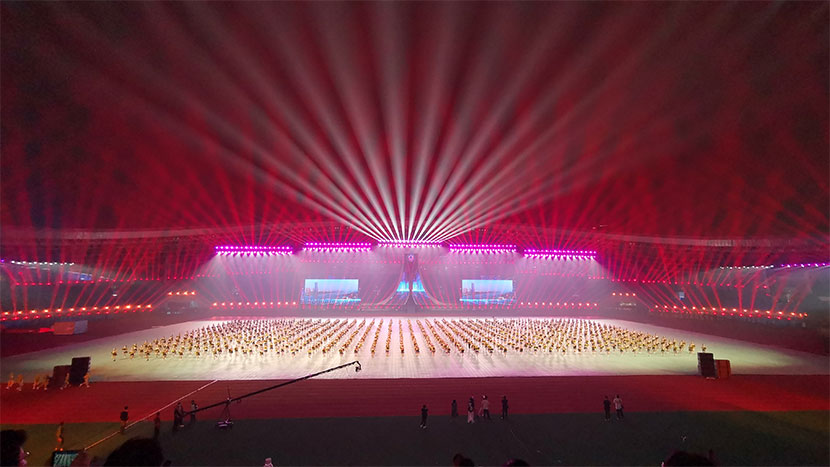 DAGE Light thắp sáng lễ khai mạc Đại hội Thể thao lần thứ 9 tại Thiệu Hưng