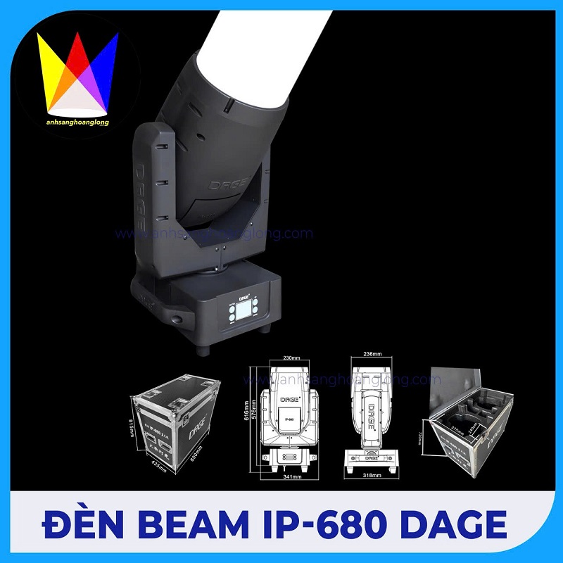 Có nên dùng đèn Beam IP - 680 DAGE cho mặt tiền tòa nhà không?