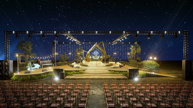 Công dụng đèn ngoài trời dùng cho sân khấu biểu diễn