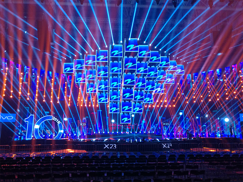 DAGE Light tổ chức ánh sáng trong tiệc kỷ niệm 10 năm thành lập Đài truyền hình vệ tinh Chiết Giang