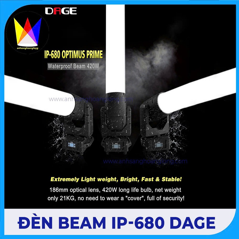 Mua Đèn Beam IP-680 DAGE Chính Hãng Tại Ánh Sáng Hoàng Long