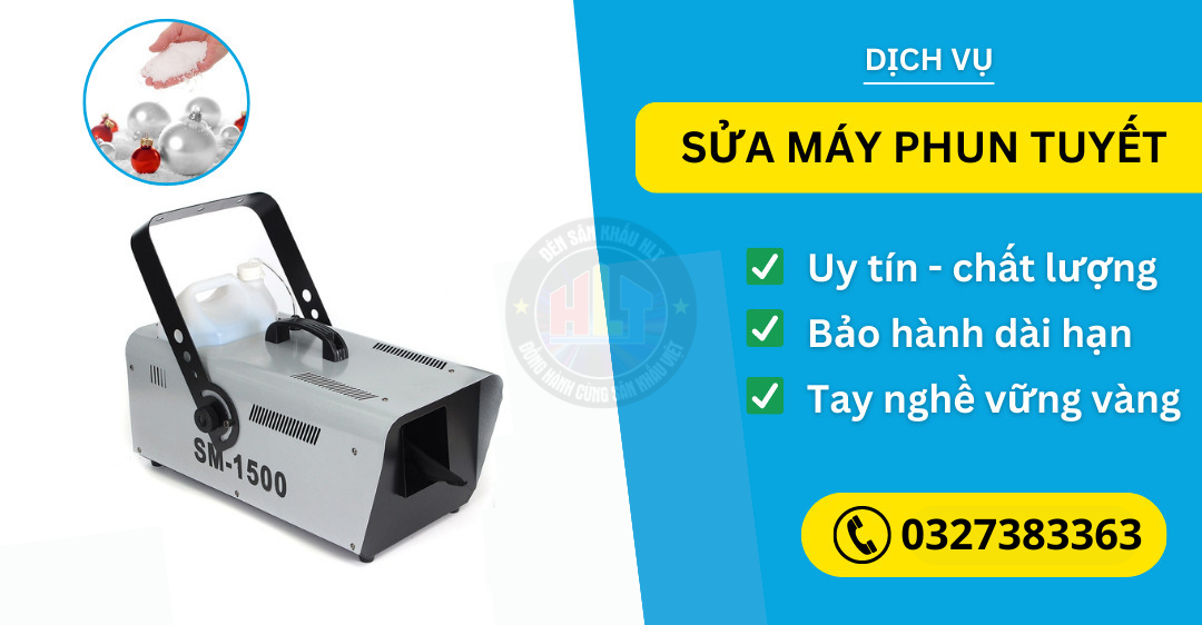 sửa chữa máy tạo tuyết sân khấu