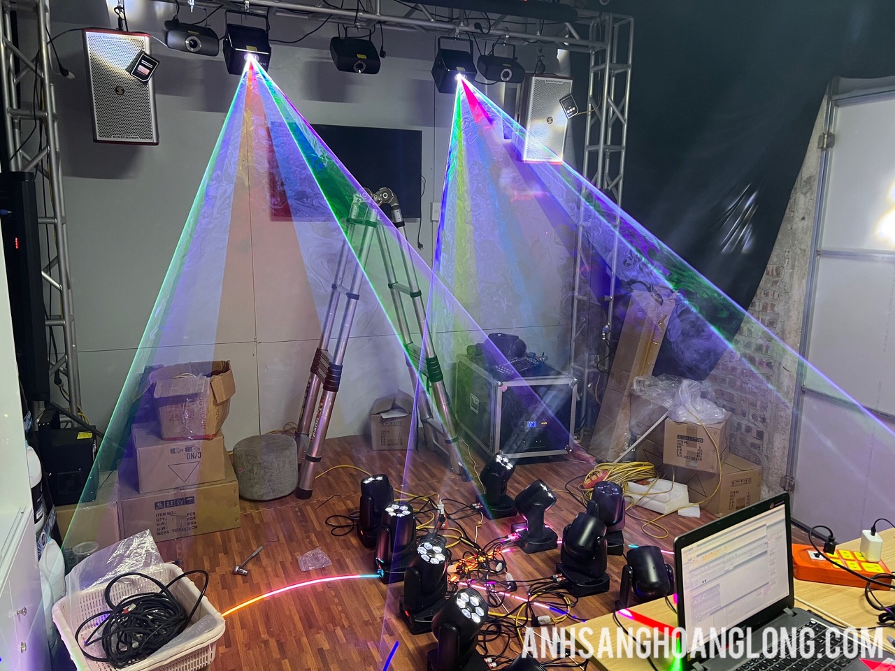 đèn đám cưới moving