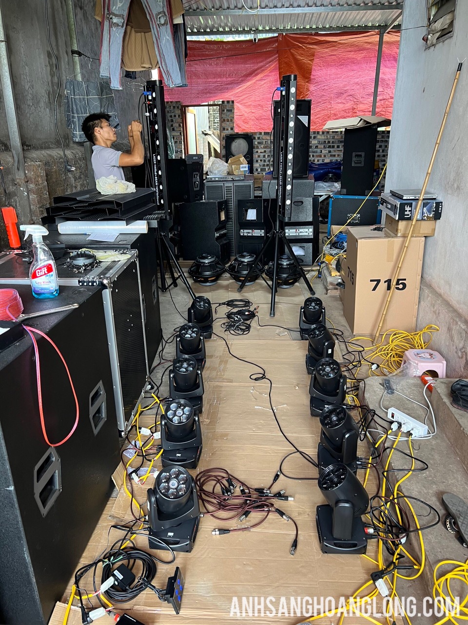 cho thuê combo đèn đám cưới