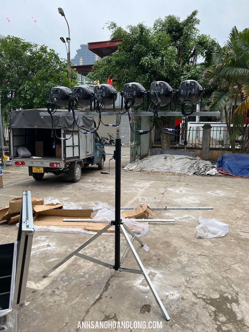 cấu hình đèn sự kiện