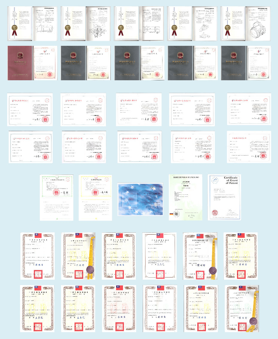 Giấy chứng nhận & bằng sáng chế của Novacorp