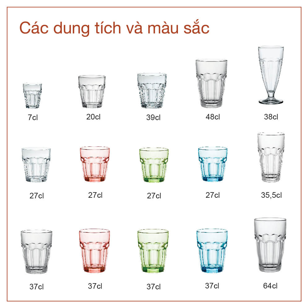 Ly thuỷ tinh chịu nhiệt cường lực Bormioli Rock Bar