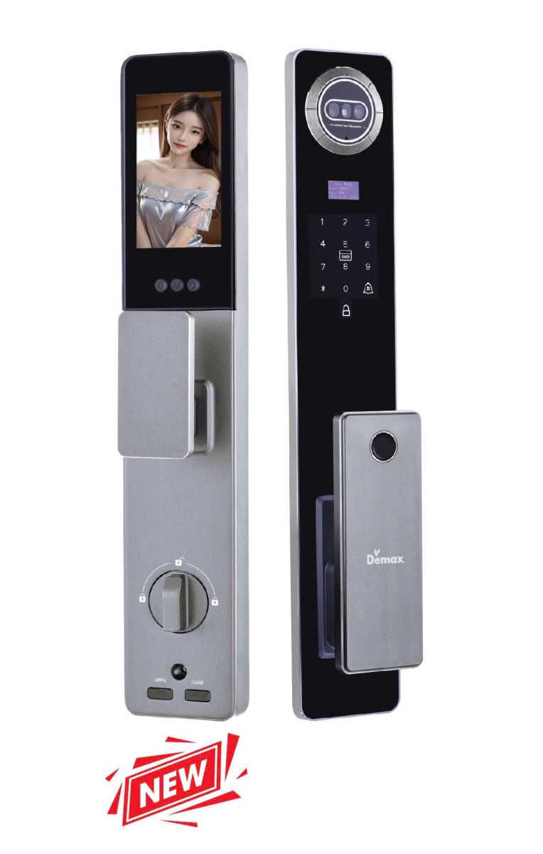 Khóa thông minh Demax EL 915 GS CNC VIDEO CALL REMOTE WIFI
