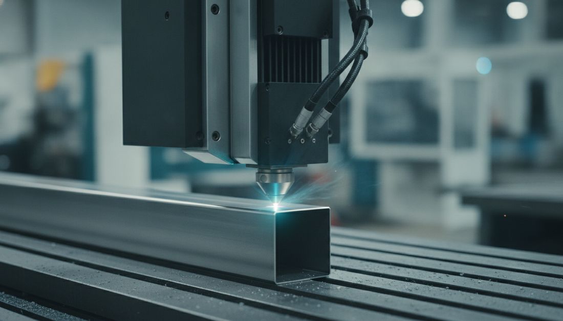 Đầu cắt laser ống inox cận cảnh
