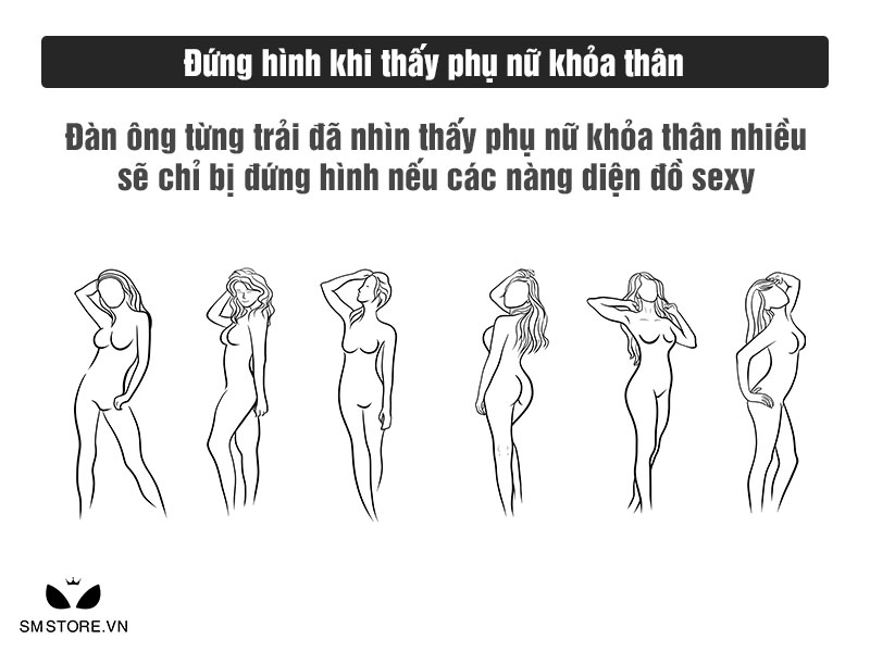 Trai tân dễ bị đừng hình khi thấy phụ nữ khỏa thân