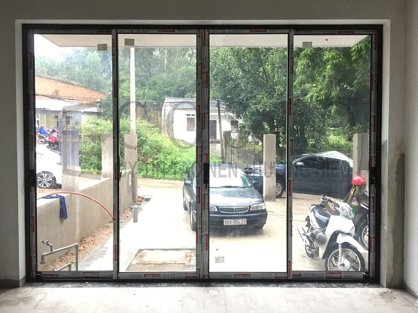 Cửa nhôm Xingfa 4 cánh mở lùa