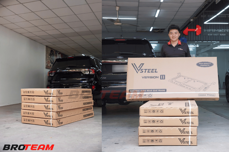 Ghế trượt điện VSTEEL v2