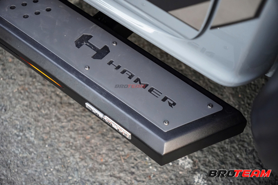 Bệ bước Hamer có đèn LED xi nhan kiểu Audi cho Ford Raptor
