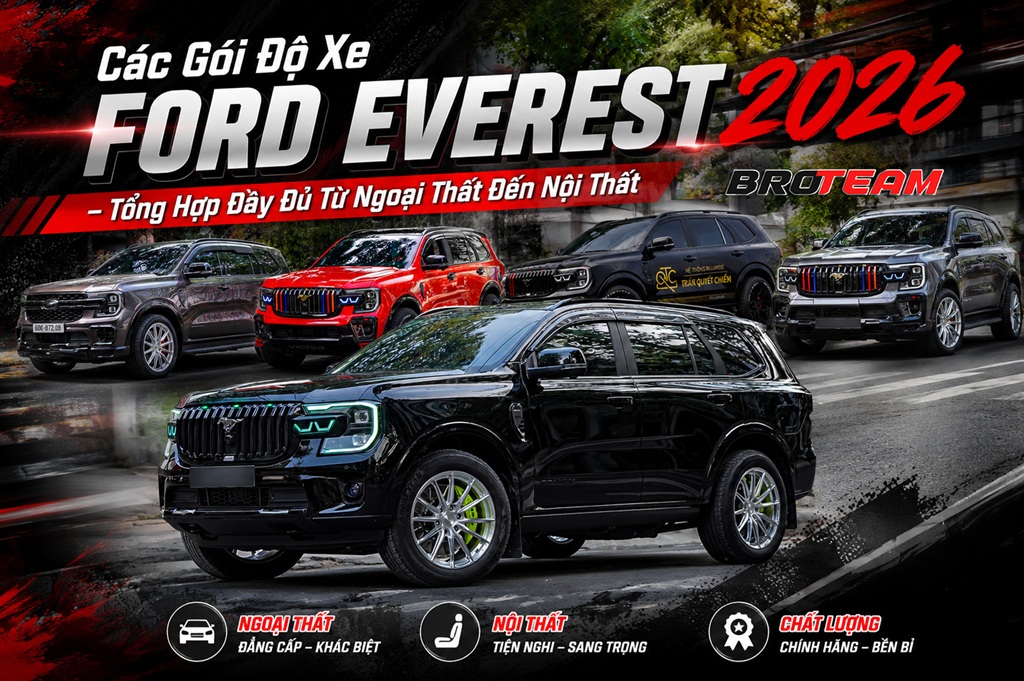 Các Gói Độ Xe Ford Everest 2026