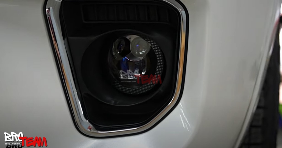 Đèn bi gầm A11 PRO Double Laser 3 chế độ màu