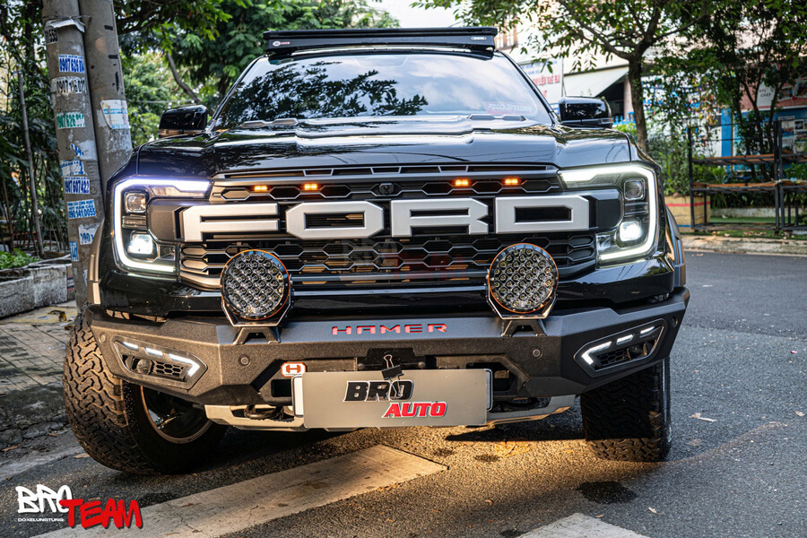 Đèn LED định vị mặt ca lăng Ranger Raptor 2023+