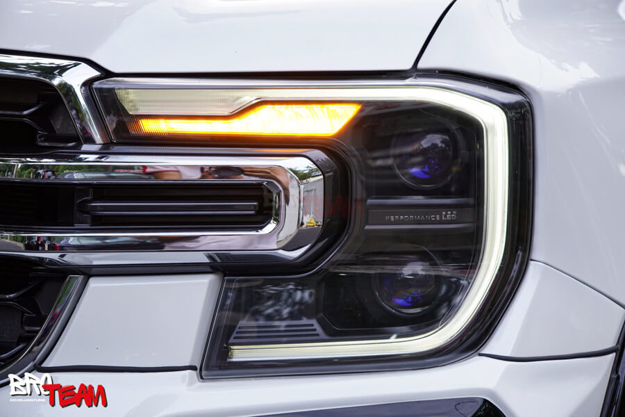 Độ đèn cos Ford Everest 2024 với Bi Led Laser Kenzo S900
