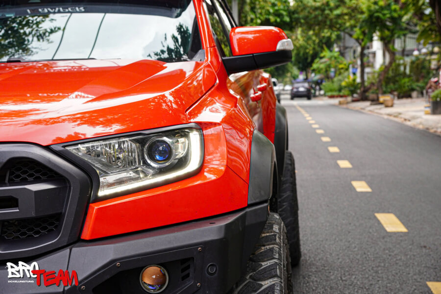 Độ đèn Cos cho Ford Ranger Bi Led Laser Hiệu suất cao Kenzo S900
