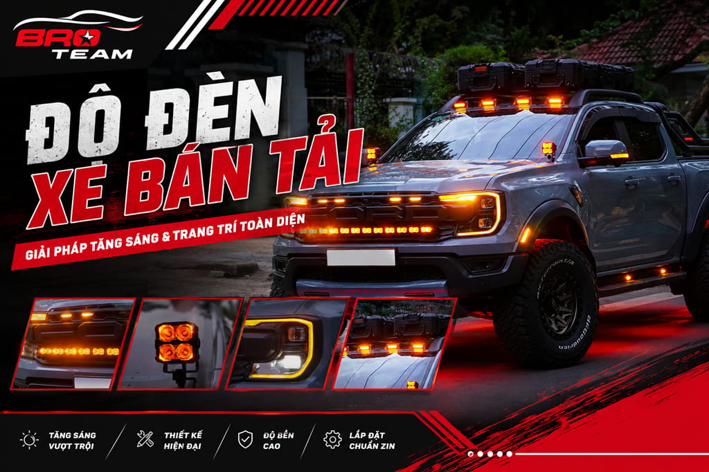 Độ Đèn Xe Bán Tải