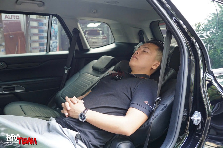 Độ Ghế Chỉnh Điện Xe Ford Everest Ngã Lưng