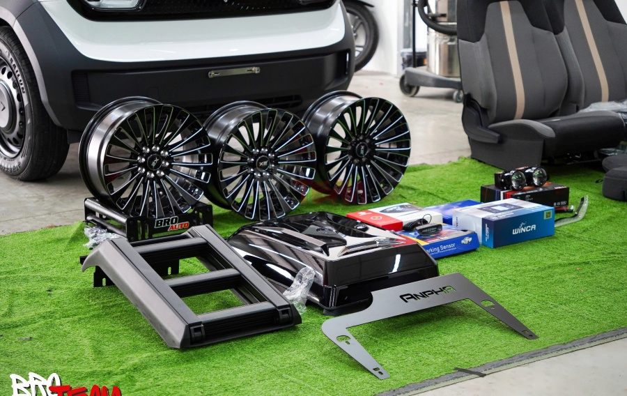 Mâm thể thao cho xe VF3 kích thước 15–16 inch