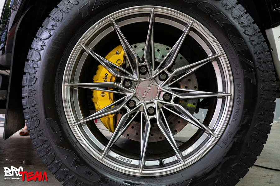 Độ mâm Ford Everest với mâm Lenso Barox Hyper