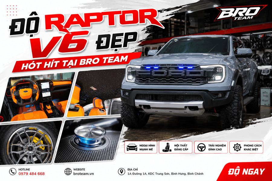 Độ Raptor V6 Đẹp