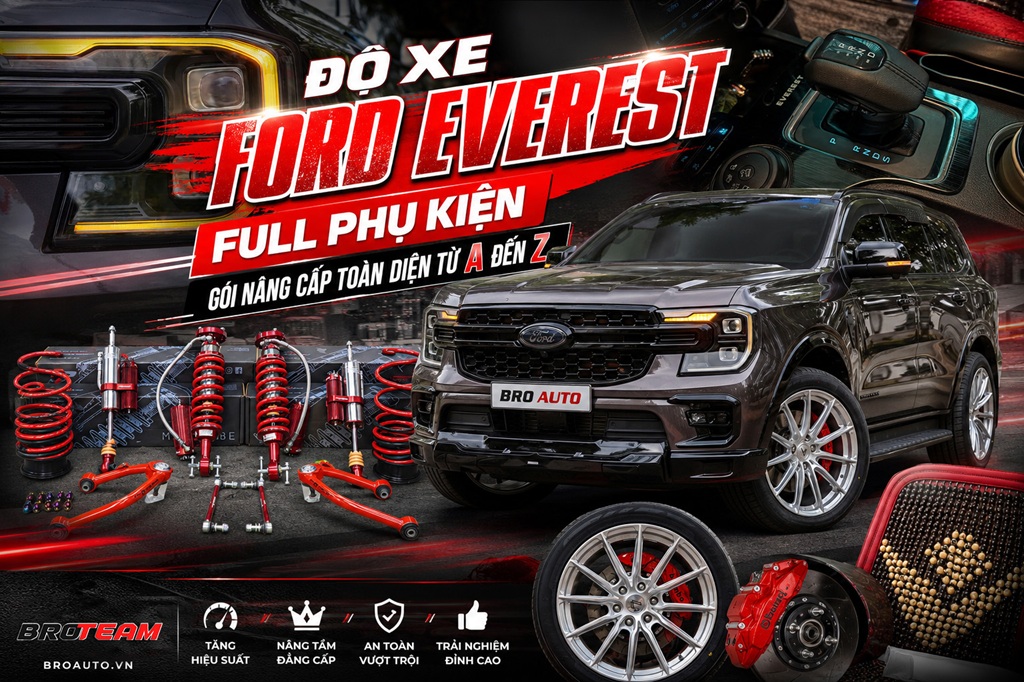 Độ Xe Ford Everest Full Phụ Kiện