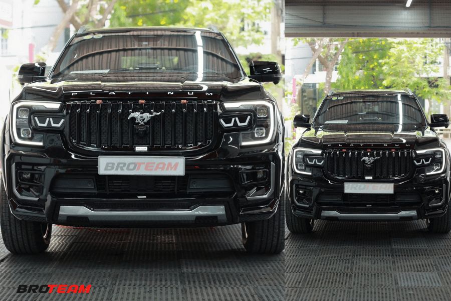Ford Everest full black kết hợp hạ gầm nhẹ