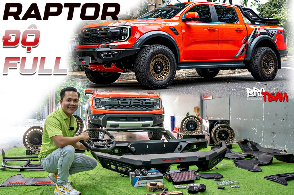 Ford Raptor độ full ngoại thất nội thất