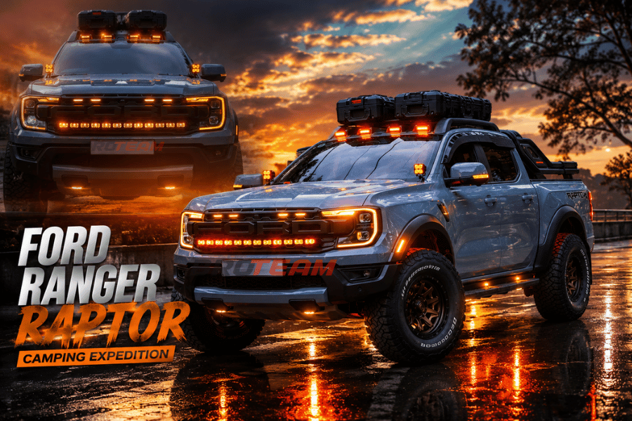 Ford Ranger Raptor Camping Expedition tổng thể full cấu hình nâng cấp