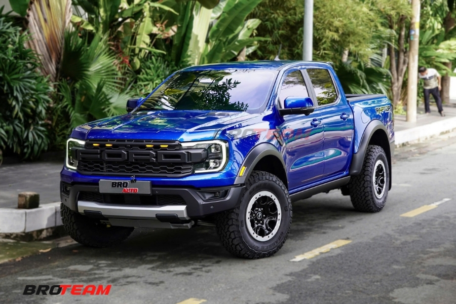 Tổng thể sau khi nâng cấp xe Ford Ranger Raptor