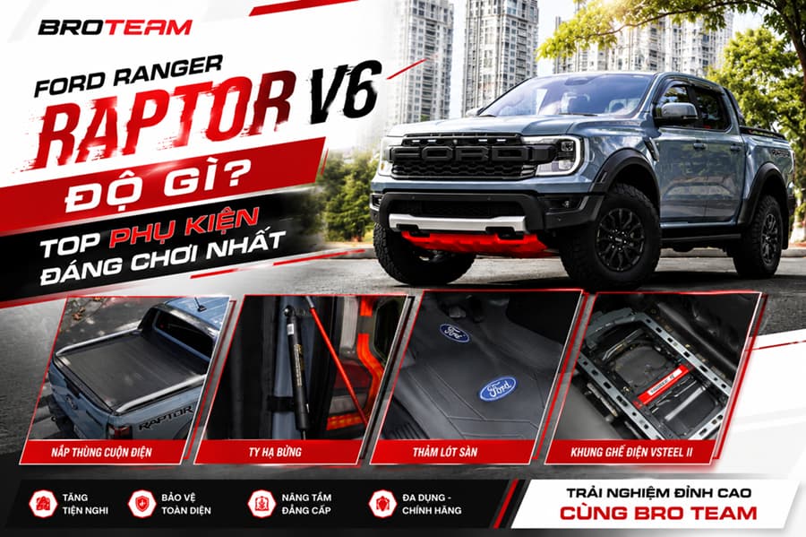 Ford Ranger Raptor V6 Độ Gì