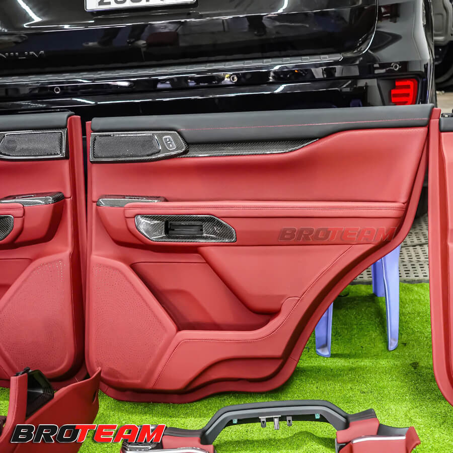 combo bộ ốp nội thất Carbon Fiber Ford Everest
