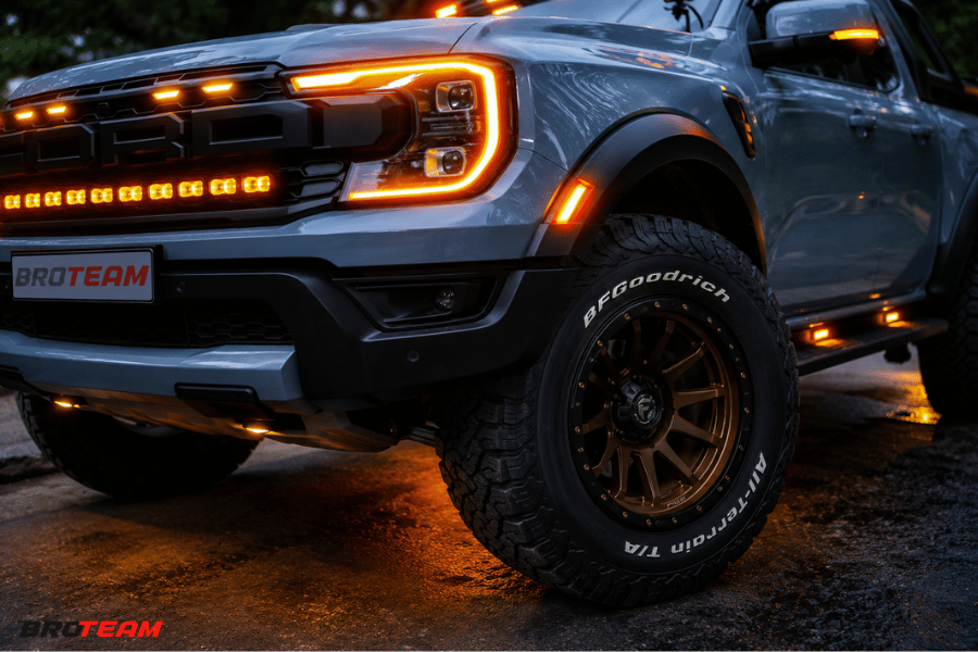 Mâm Fuel Covert D696 Màu Bronze xe Ford Ranger Raptor