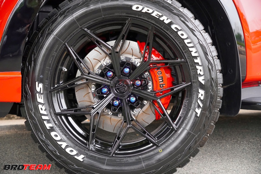 Hệ thống phanh Brembo 19Z đỏ hiệu suất cao