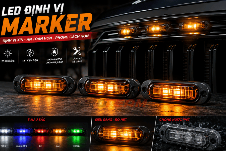 LED ĐỊNH VỊ MARKER FORD EVEREST NEXT GEN TĂNG THÊM ĐIỂM NHẤN