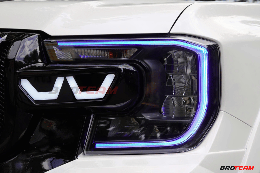 LED Mí Matrix Daylight Chữ C F150 Cho Ford Everest nhìn trực diện