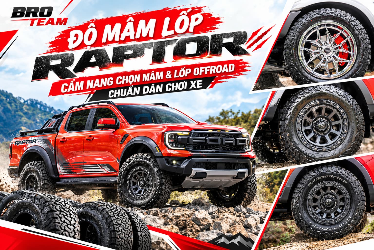 mâm lốp Raptor