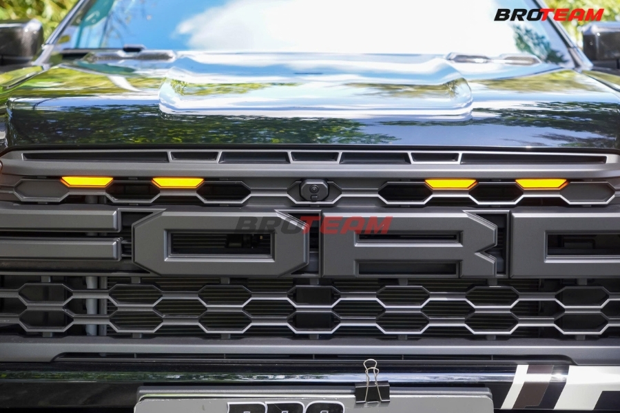 Mặt calang Ford Ranger Raptor độ đèn led maker