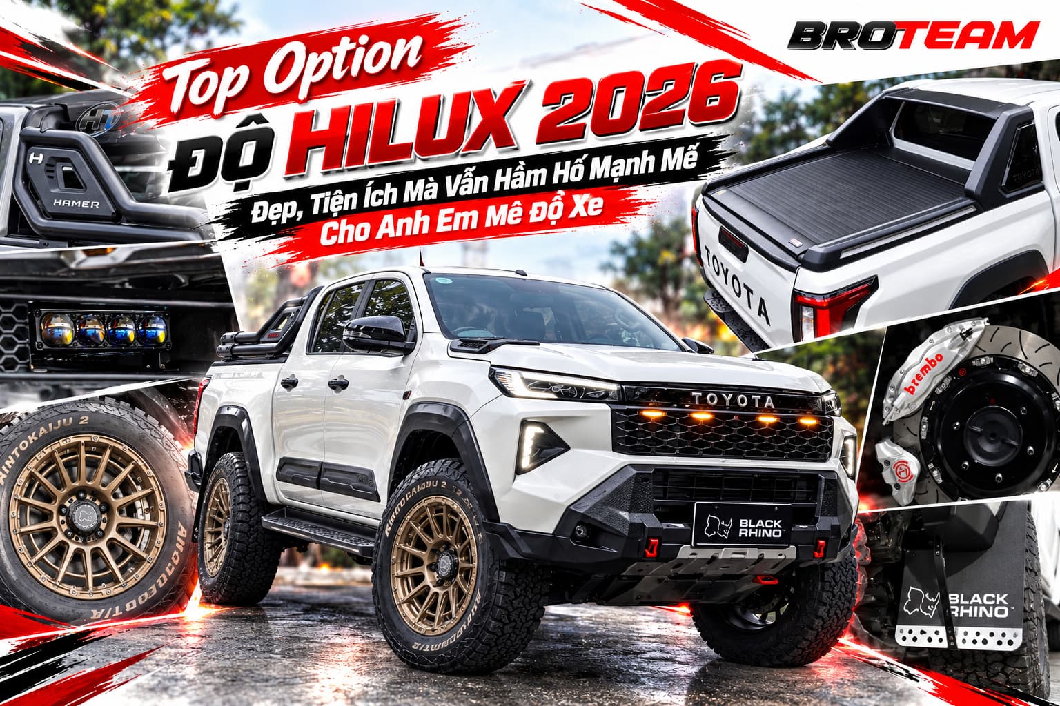 option độ Hilux 2026 đẹp