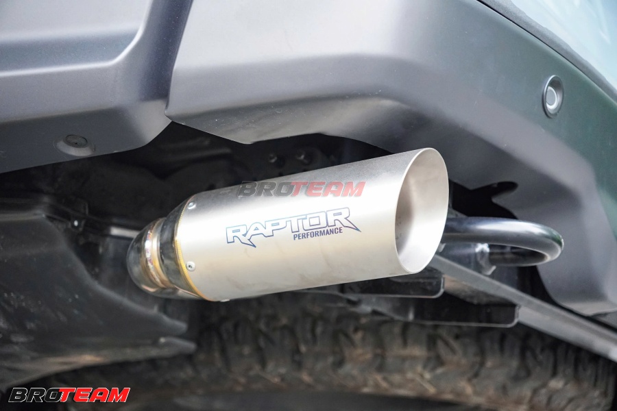 Pô JTC Titanium đuôi pô đôi cho Ford Raptor Next Gen