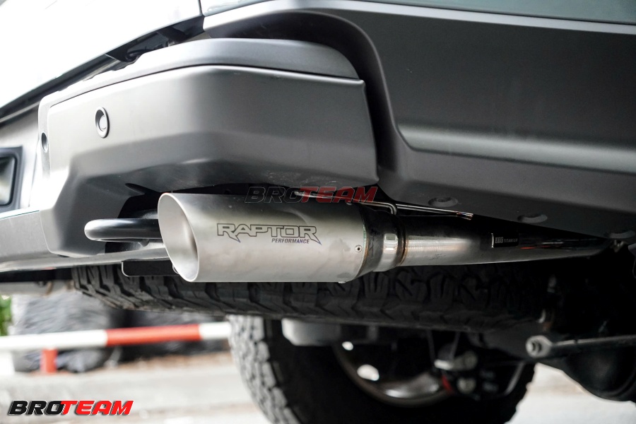 Pô JTC Titanium đuôi pô đôi cho Ford Raptor Next Gen